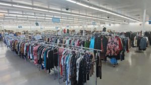 Women's Clothing at Long Beach Beacon House Thrift Shop