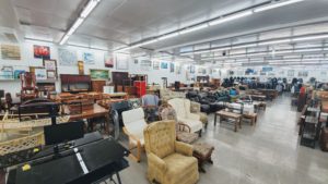 Furniture at Long Beach Beacon House Thrift Shop